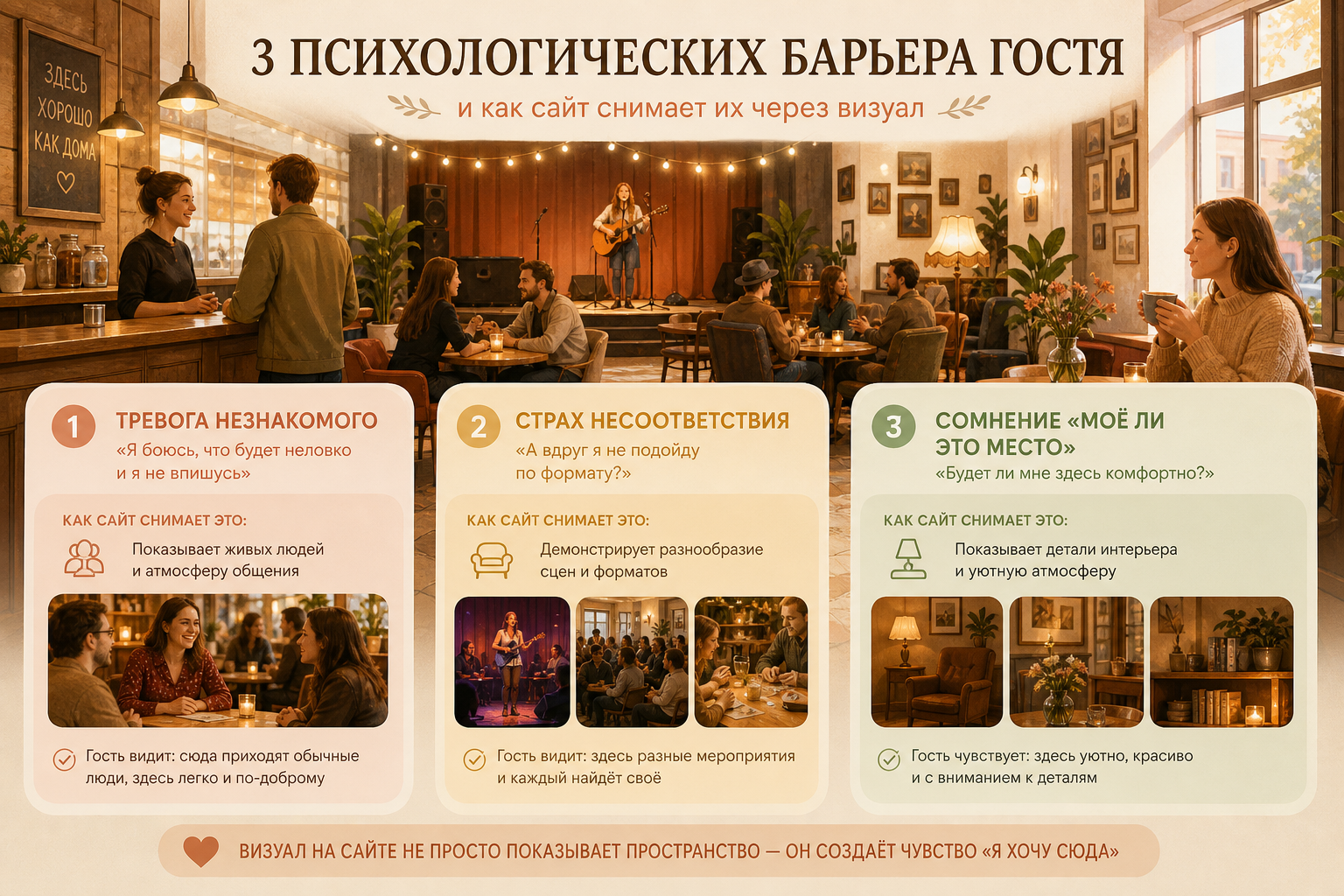Как продать атмосферу ресторана через экран