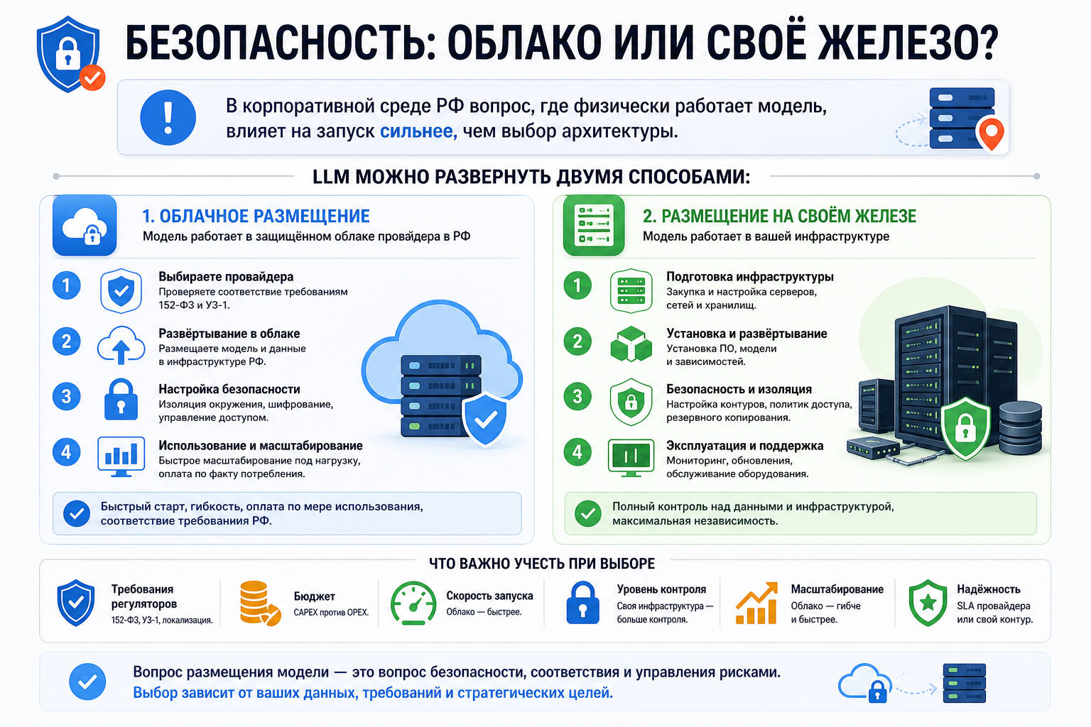 Безопасность: облако или своё железо?