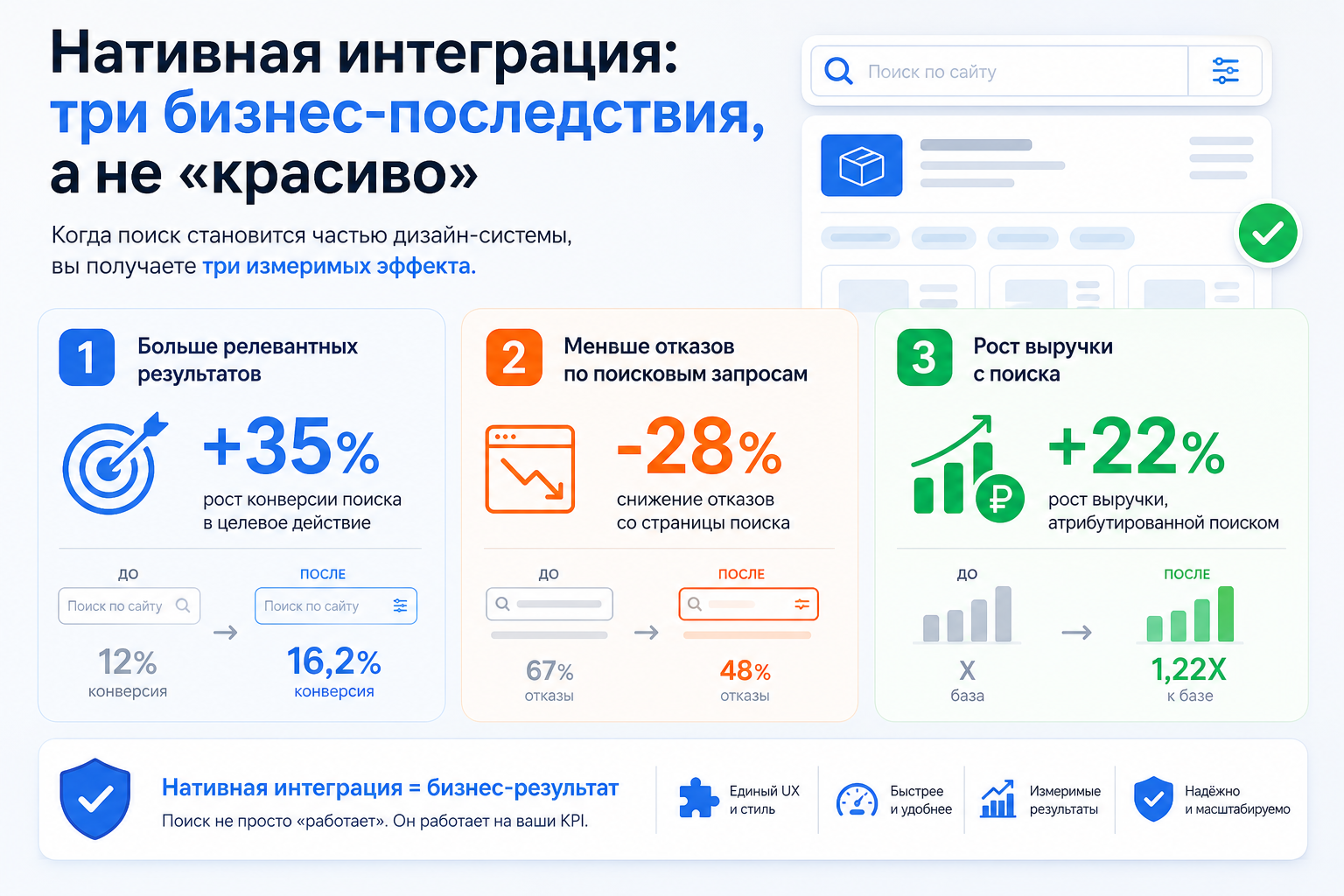 Нативная интеграция: три бизнес-последствия, а не «красиво»
