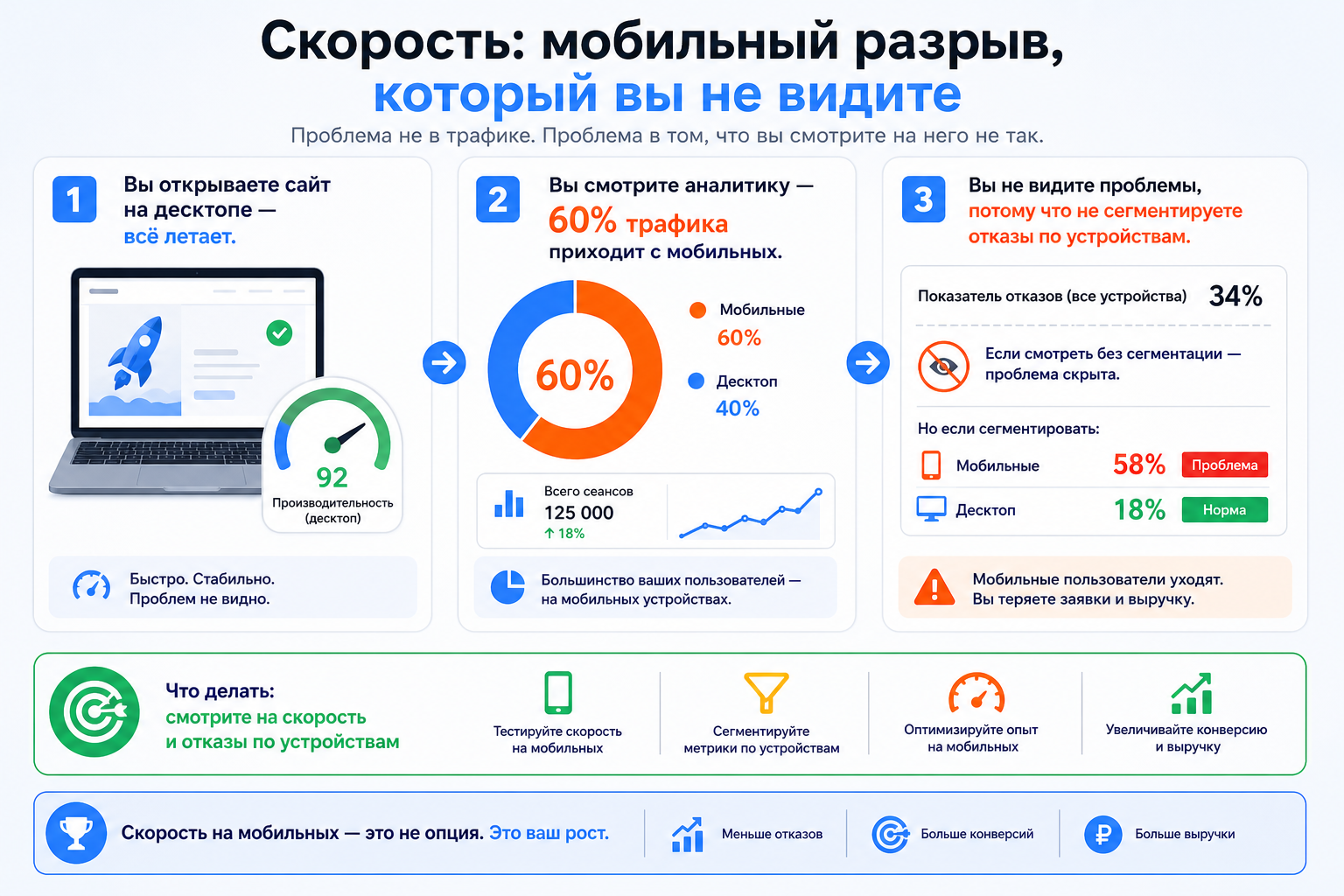 Скорость: мобильный разрыв, который вы не видите